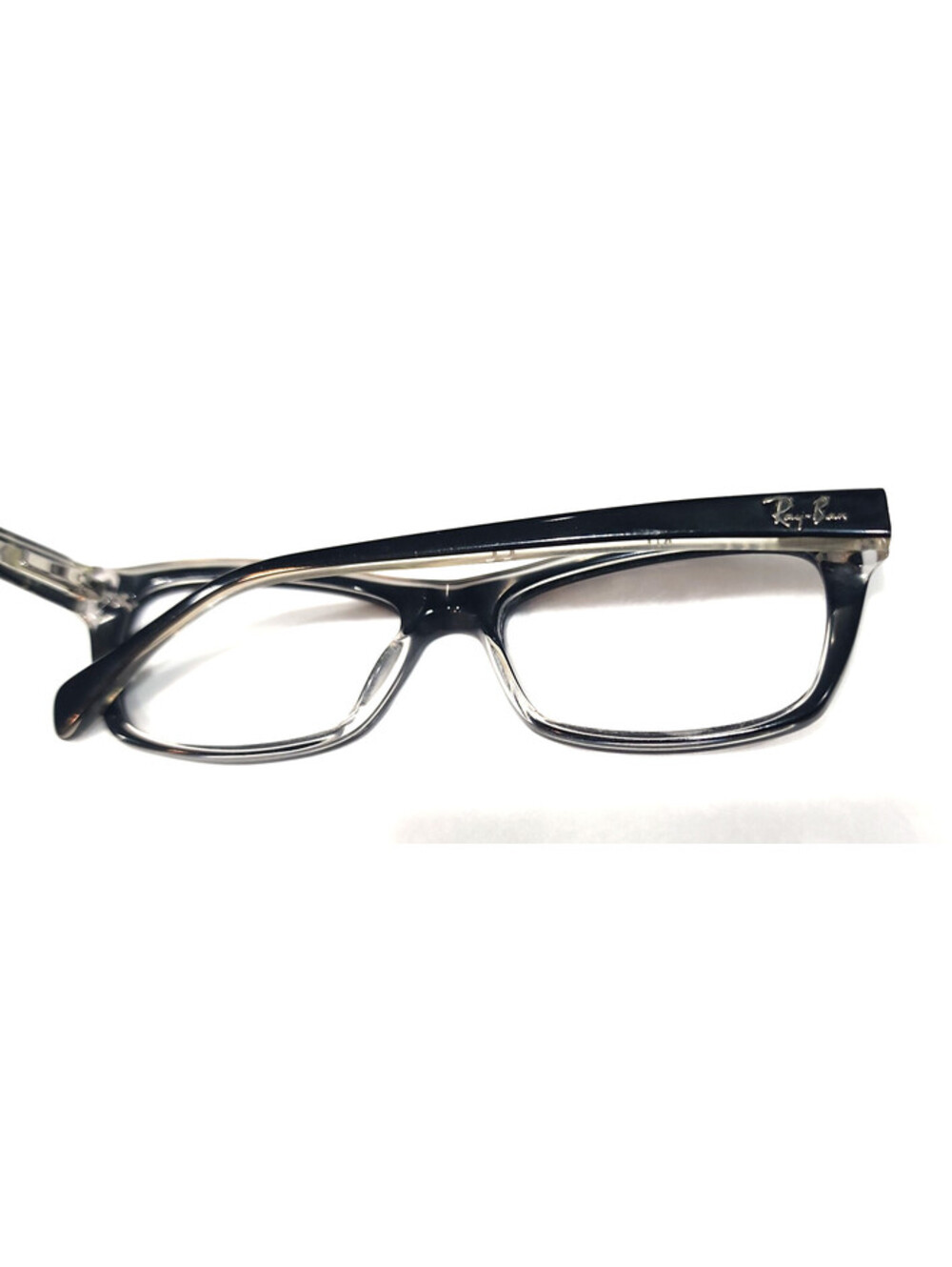 Ray Ban RB5255 2034 Black Rectangular Cat Eye Eyeglasses 51-16 135 - Picture 3 of 7